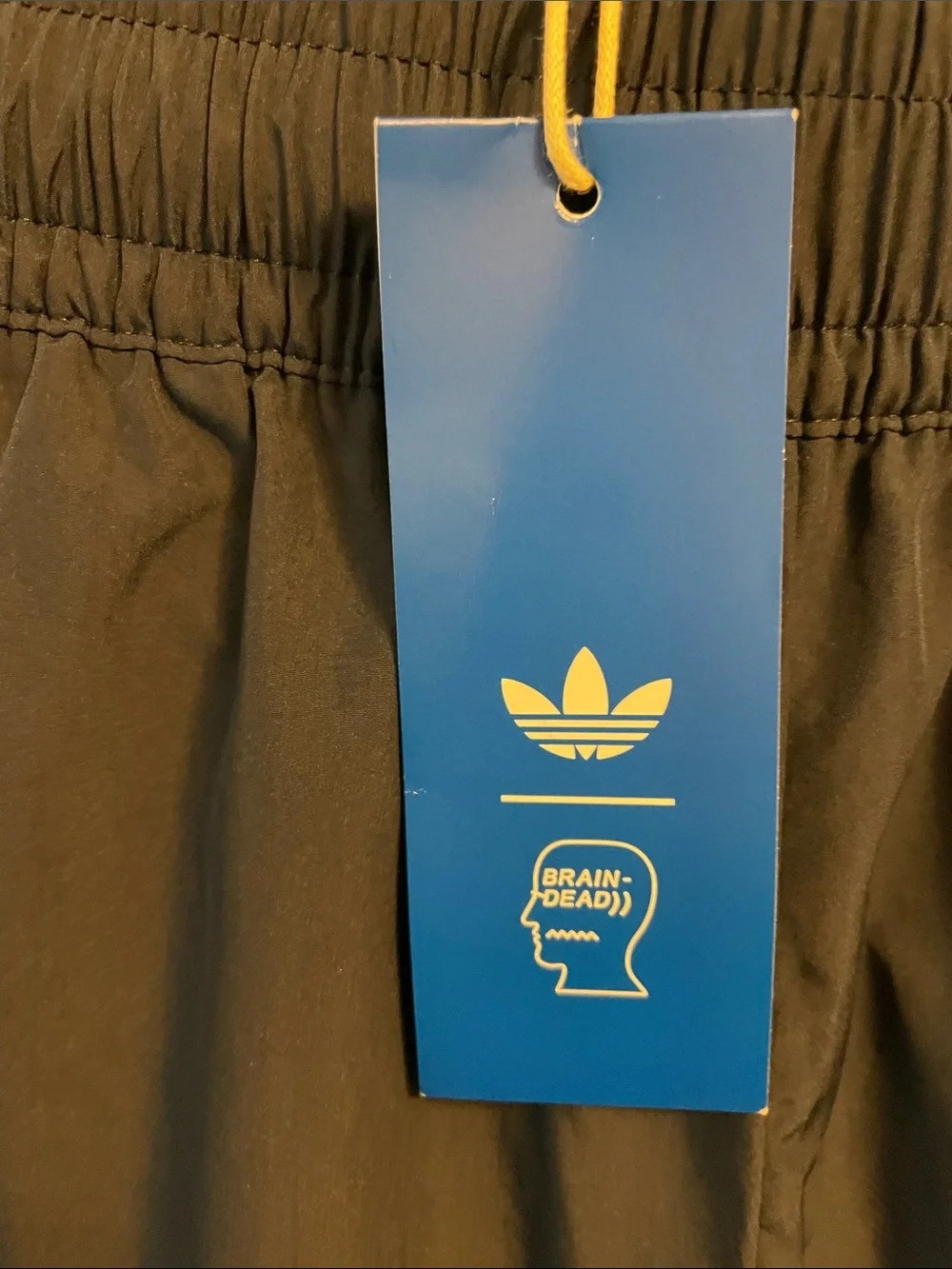 Adidas × Brain Dead  logo track pants. Size Xs.